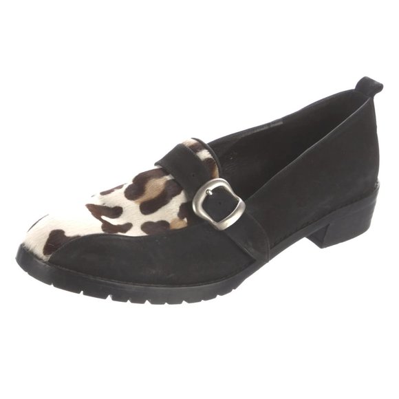 DONALD J PLINER Leather Animal Print Pumps Loafers Size 7.5 N - Picture 4 of 6